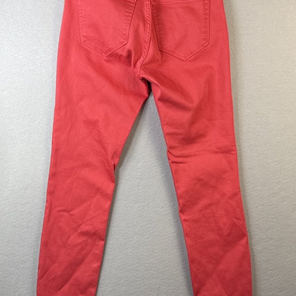 Vineyard Vines High Rise Skinny Jeans Women Size 25 Pants Cuckoo Red Hot Barbie - Picture 11 of 15